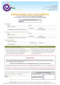 SPANC Demande de contrôle vente AC